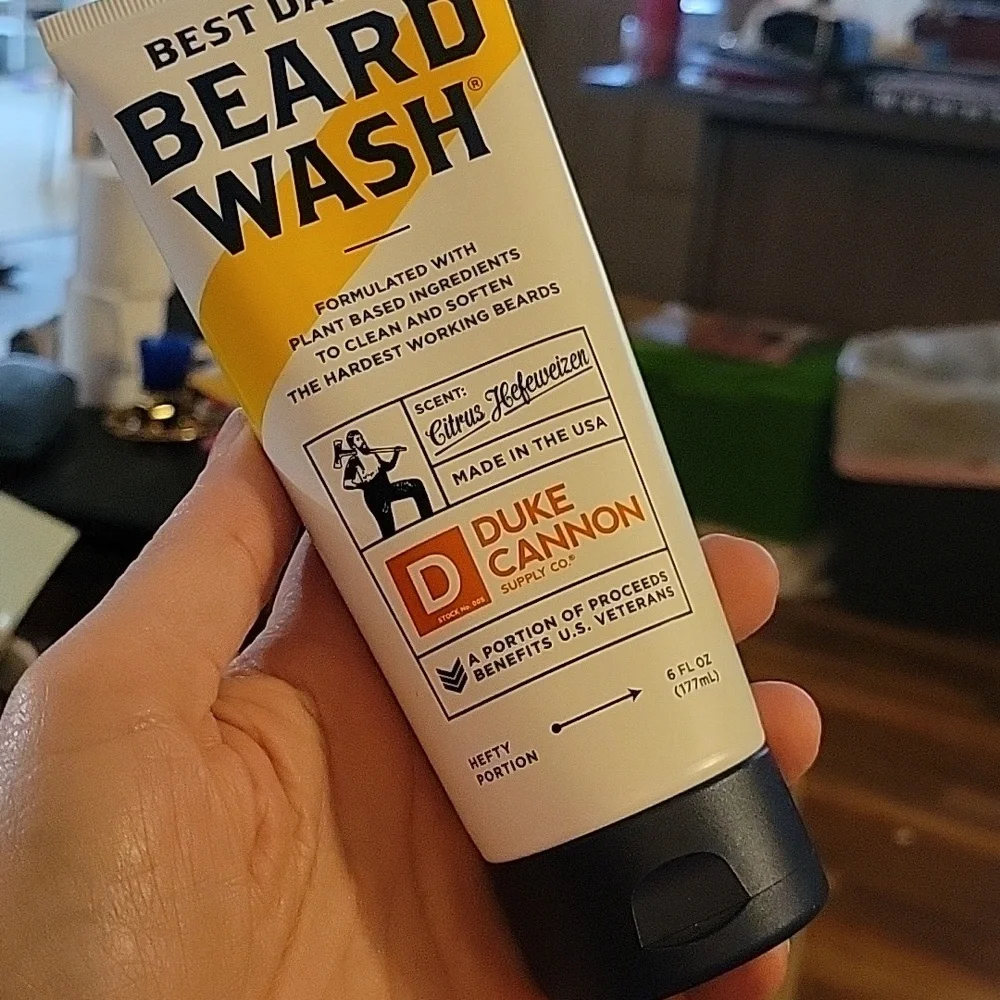 Duke Cannon Best Damn Beard Wash 6 fl oz Tube